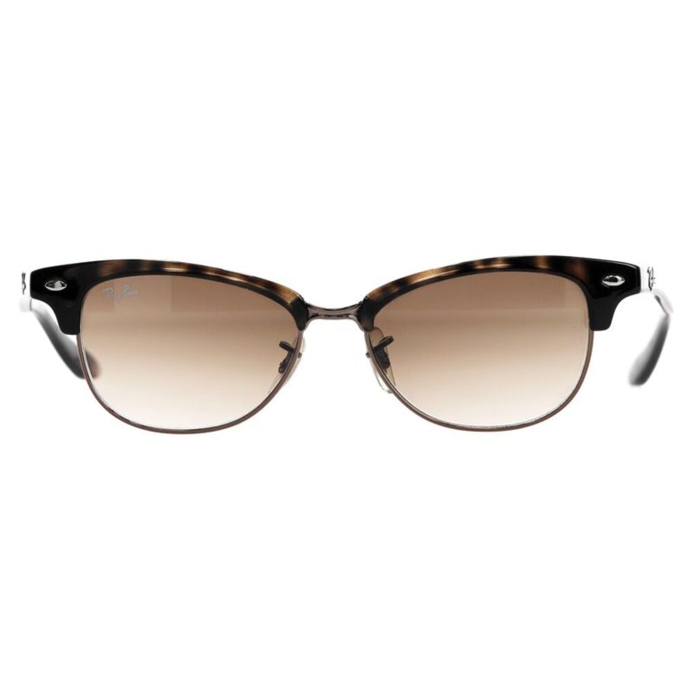 Ray Ban Clubmaster Sunglasses in Brown Acetate